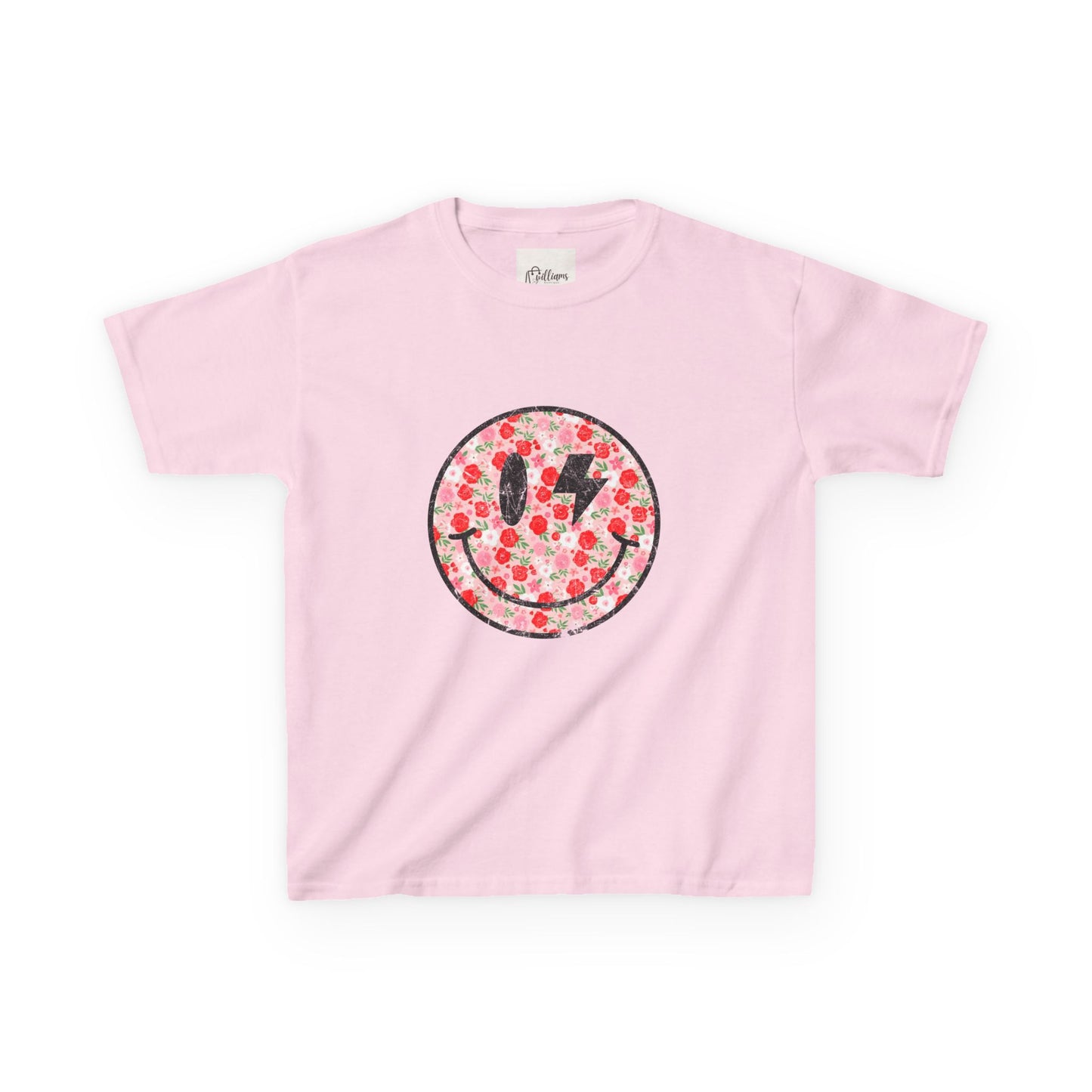 Floral Smiley Graphic Tee