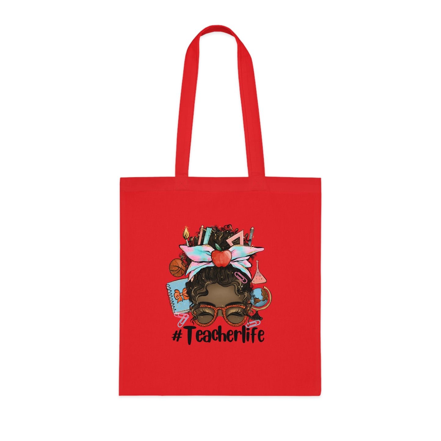 #Teacherlife Tote Bag, Eco-Friendly Tote