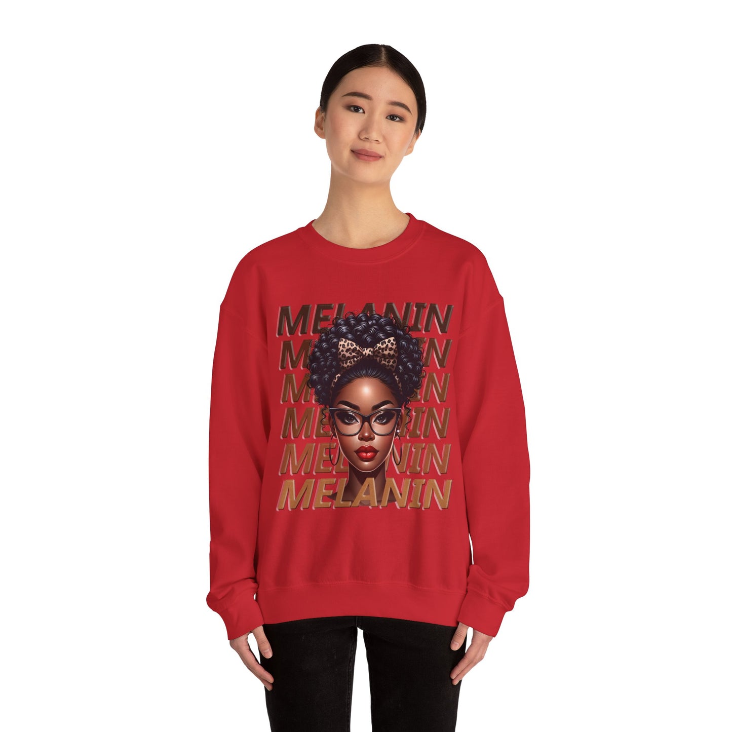 Melanin Inspired Unisex Heavy Blend™ Crewneck Sweatshirt
