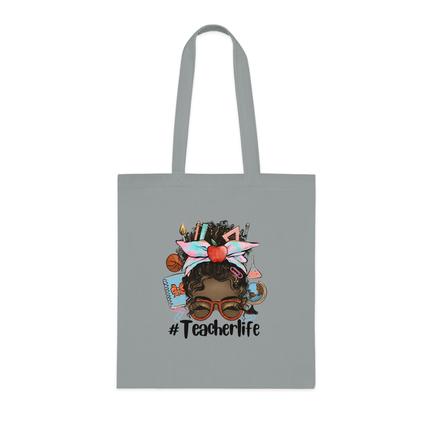 #Teacherlife Tote Bag, Eco-Friendly Tote