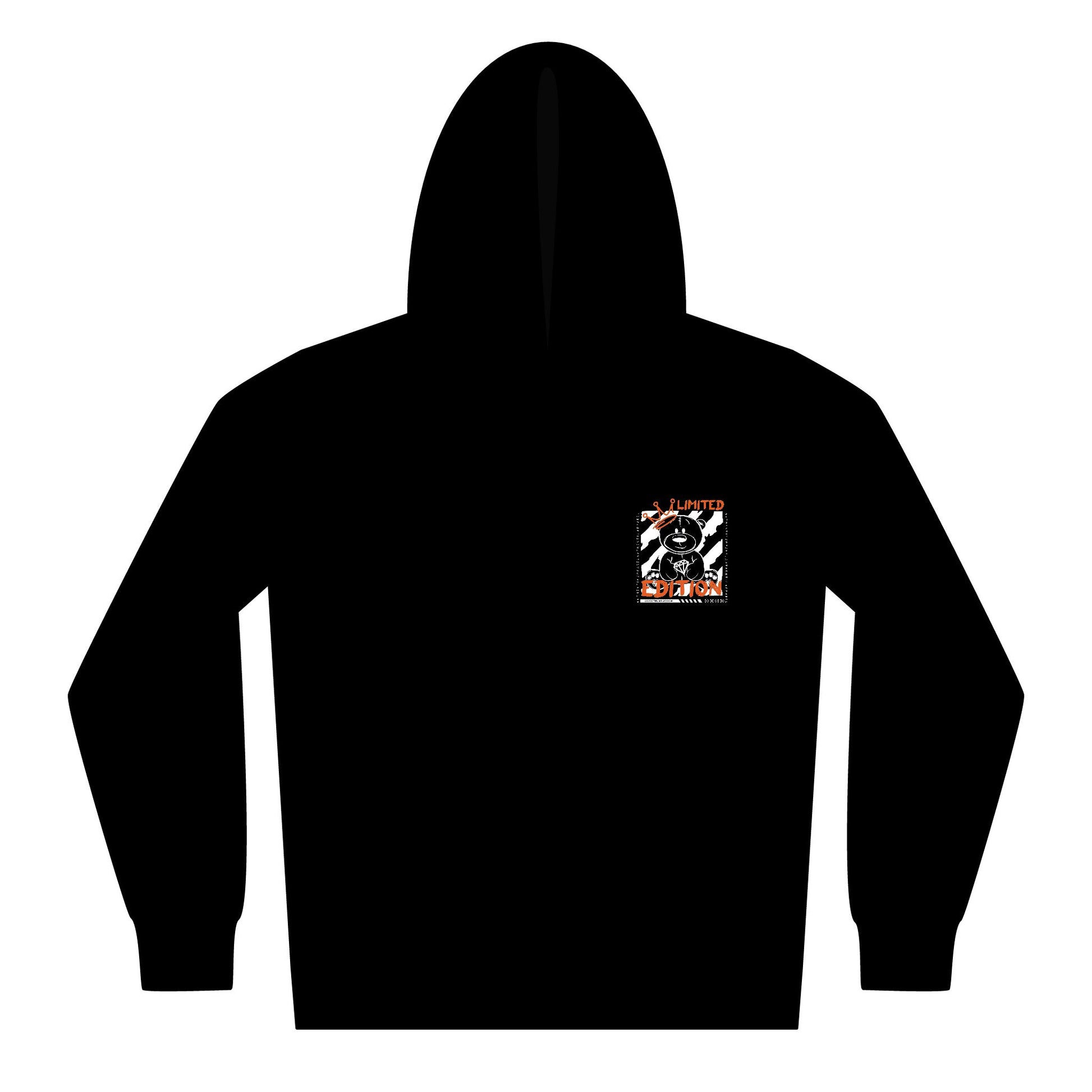 Youth Black Hoodie β Front View
