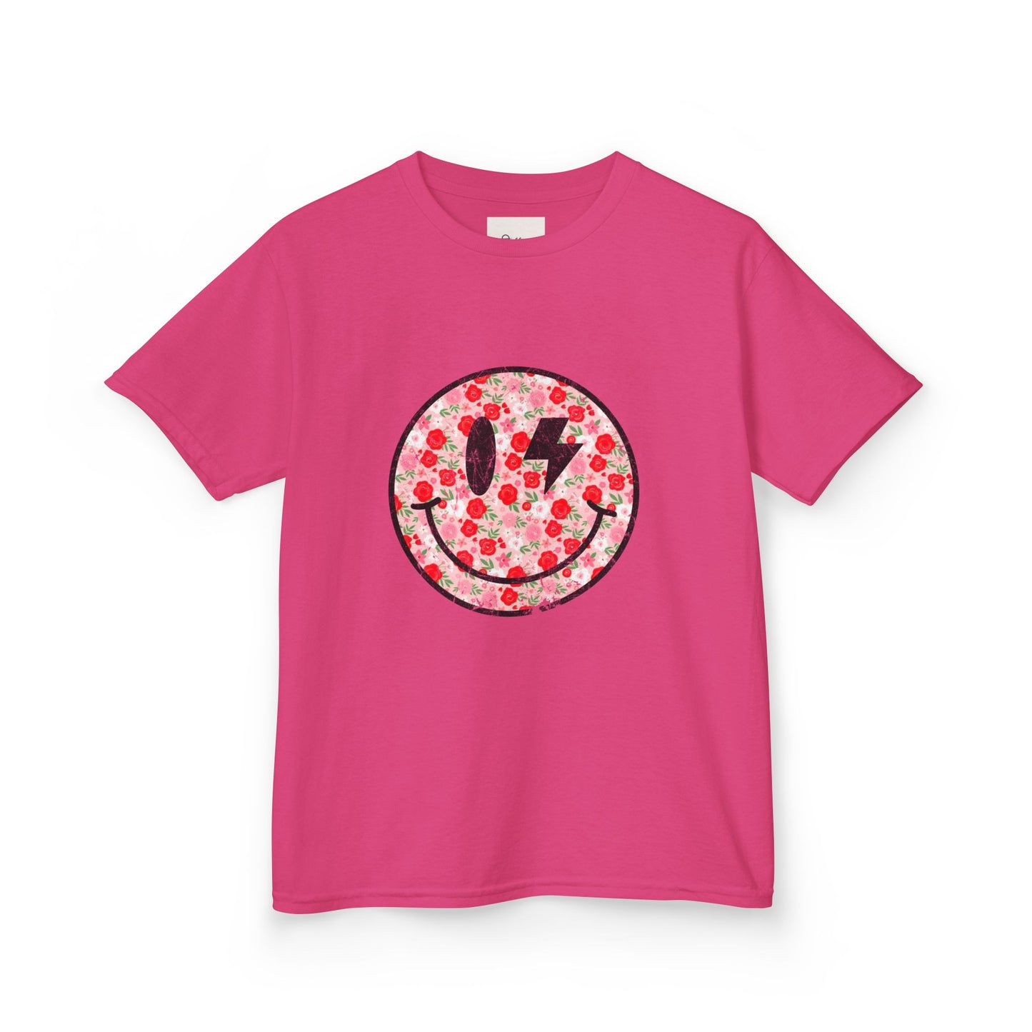 Floral Smiley Graphic Tee
