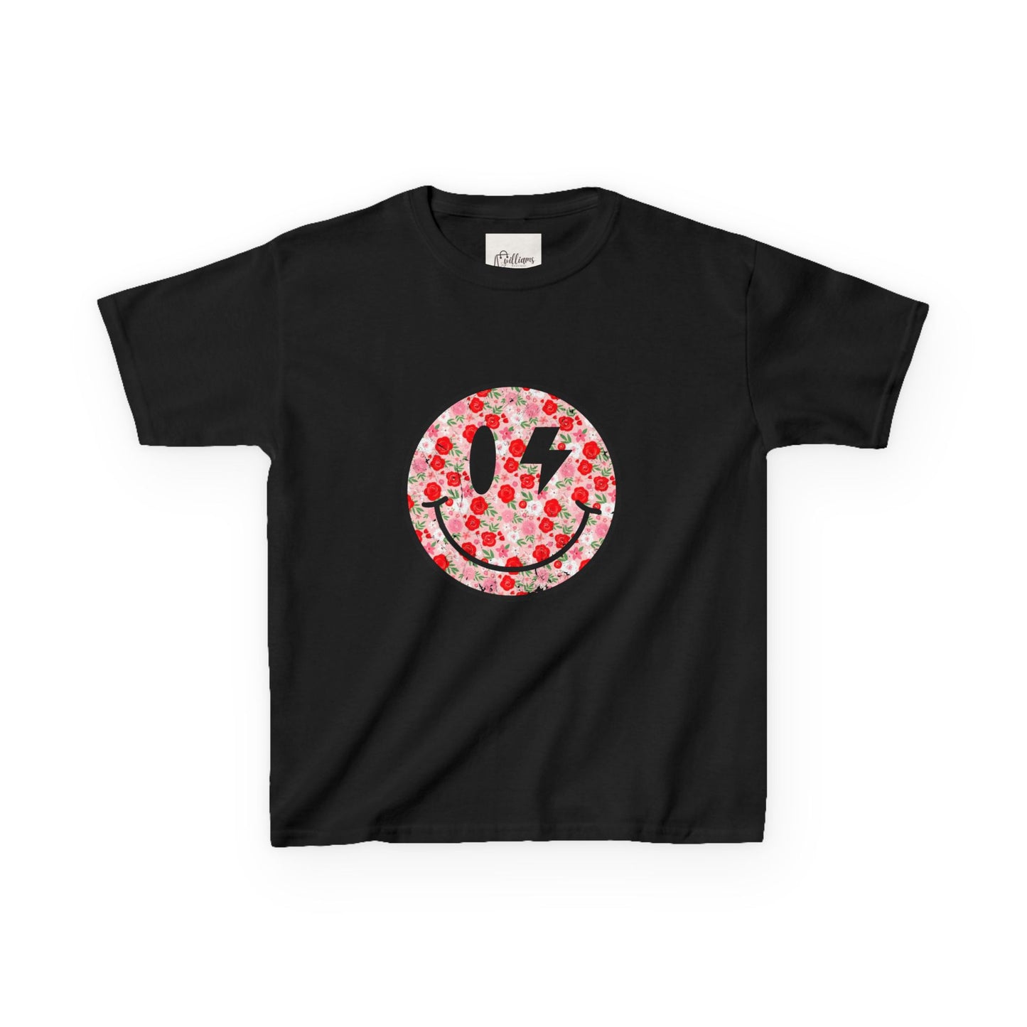 Floral Smiley Graphic Tee