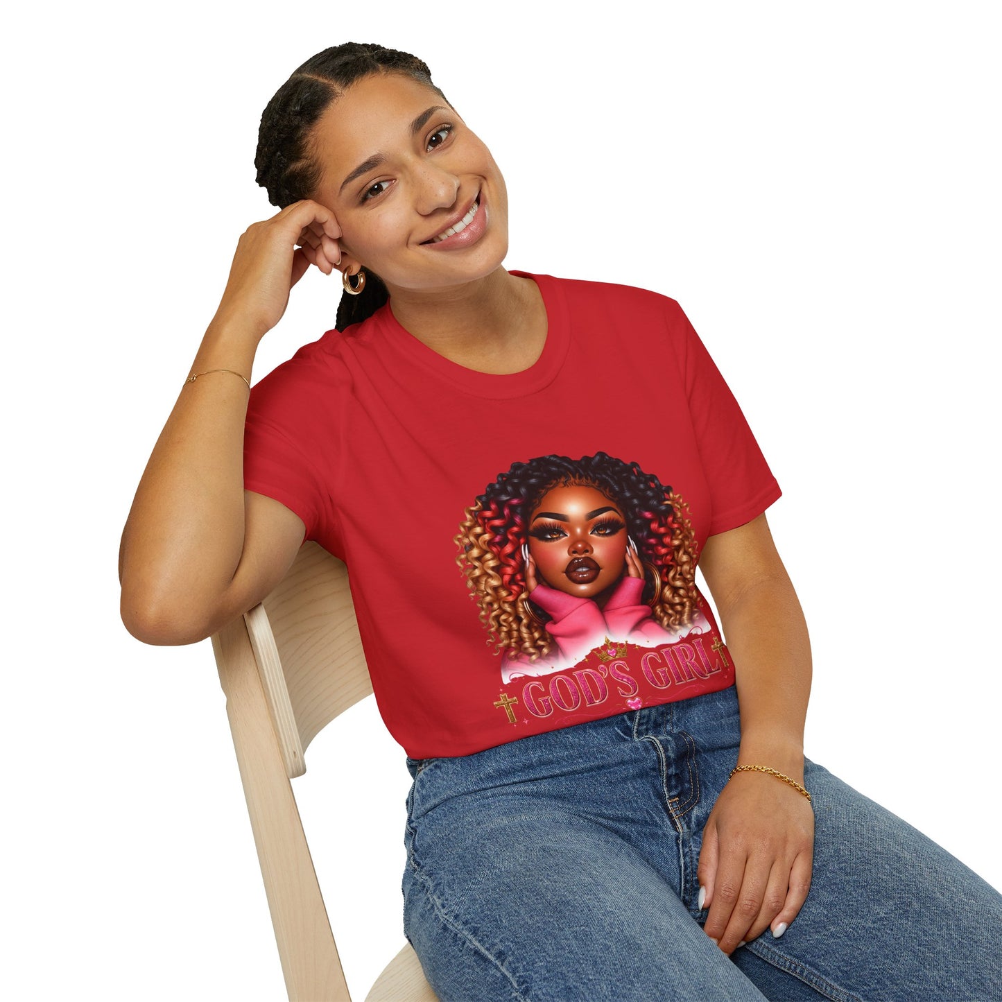 God's Girl Graphic T-Shirt — Afrocentric Faith Tee