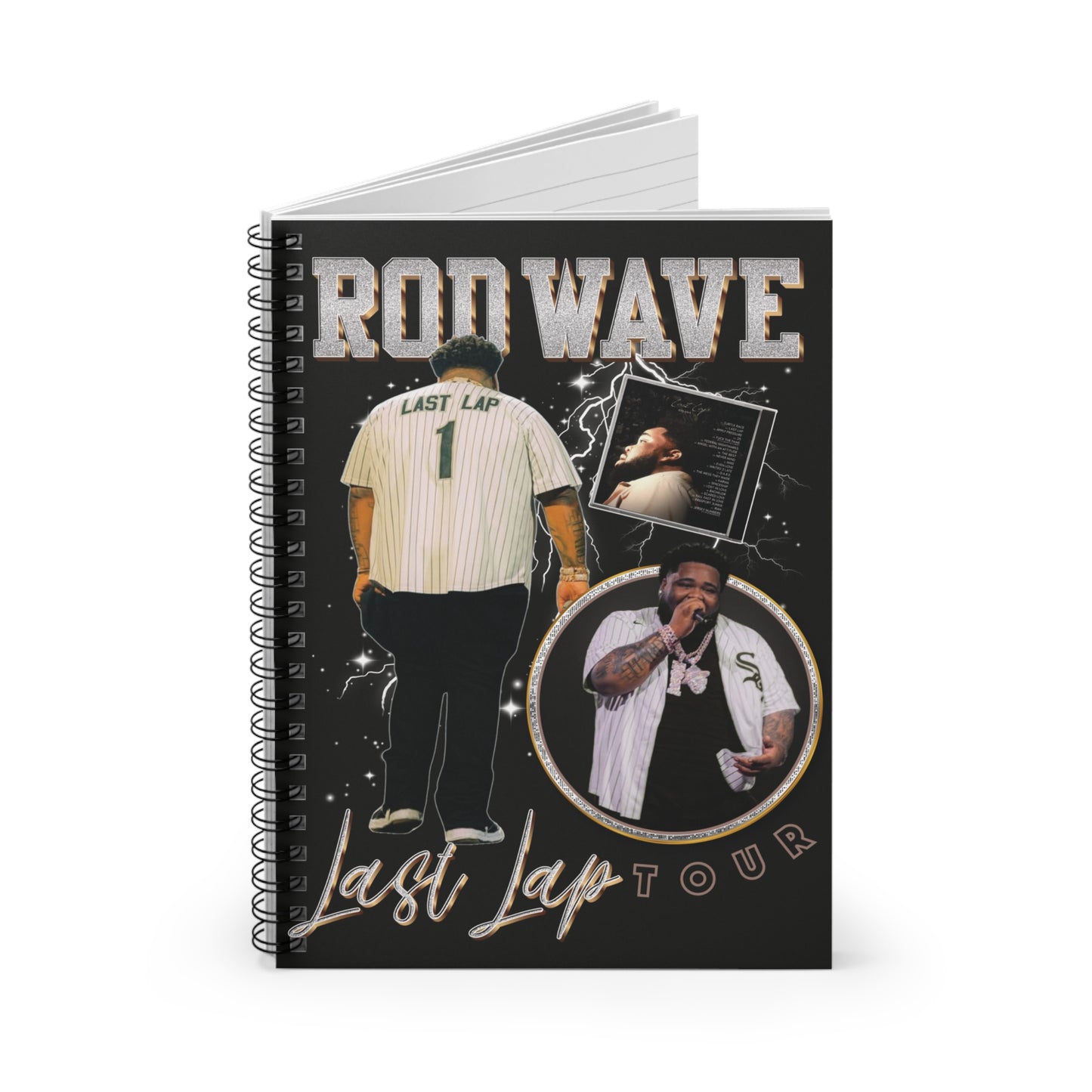 Rod Wave Inspired Spiral Notebook