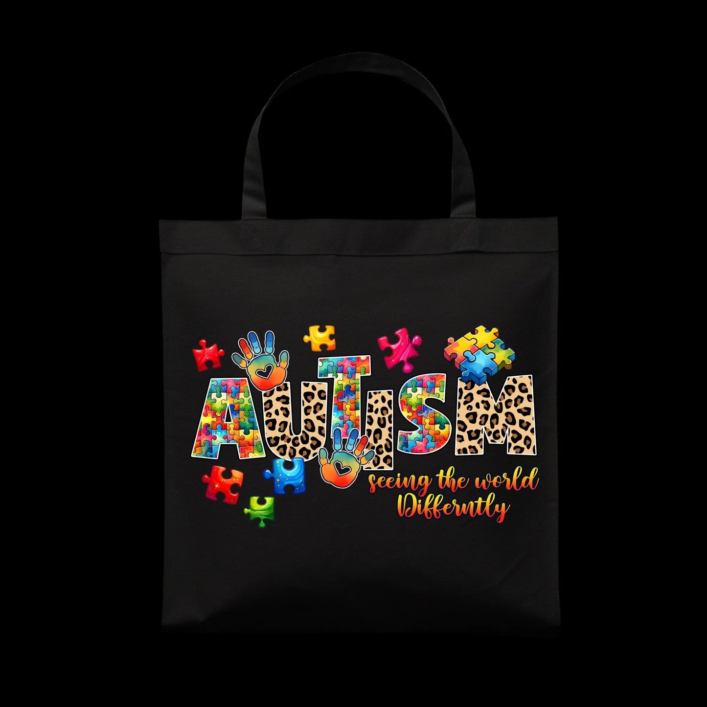 Custom Autism Inspired Tote Bag - Williams Boutique