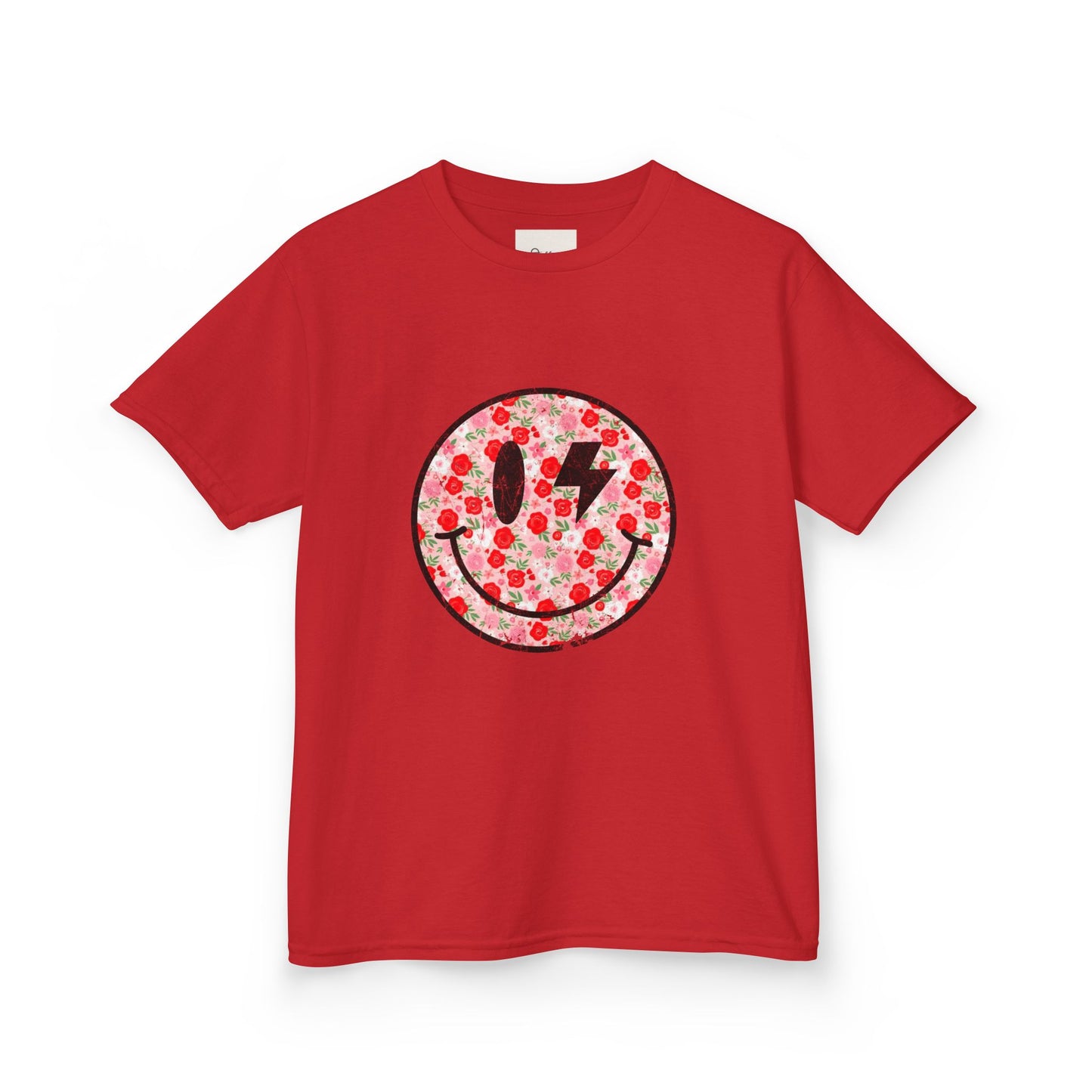 Floral Smiley Graphic Tee