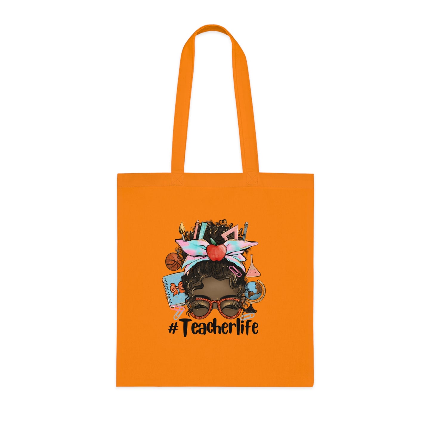 #Teacherlife Tote Bag, Eco-Friendly Tote