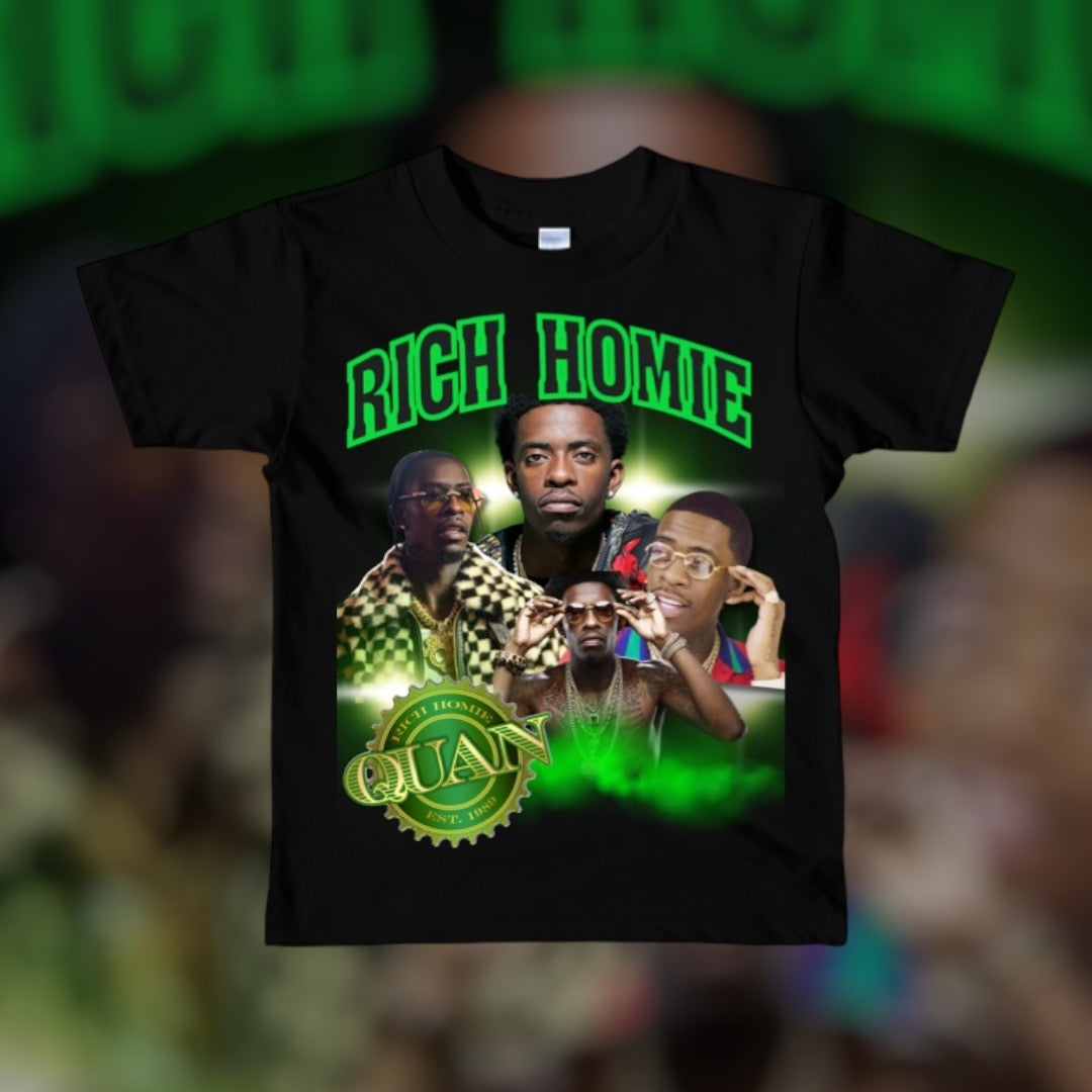 Rich Homie Quan Custom Tee - Williams Boutique