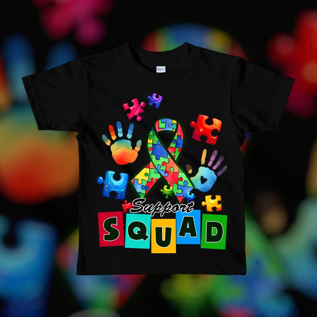 Custom Autism Squad T-shirt - Williams Boutique
