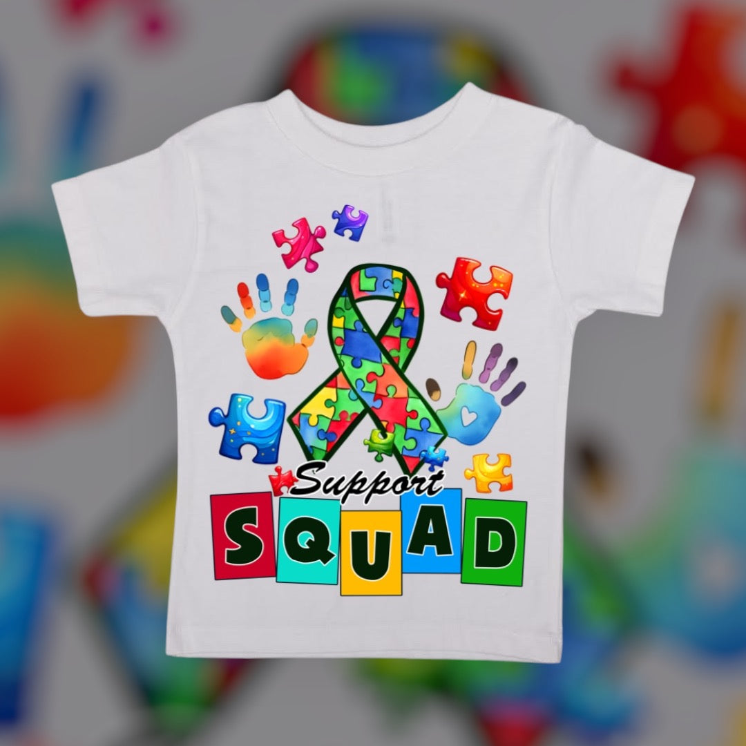 Custom Autism Squad T-shirt - Williams Boutique