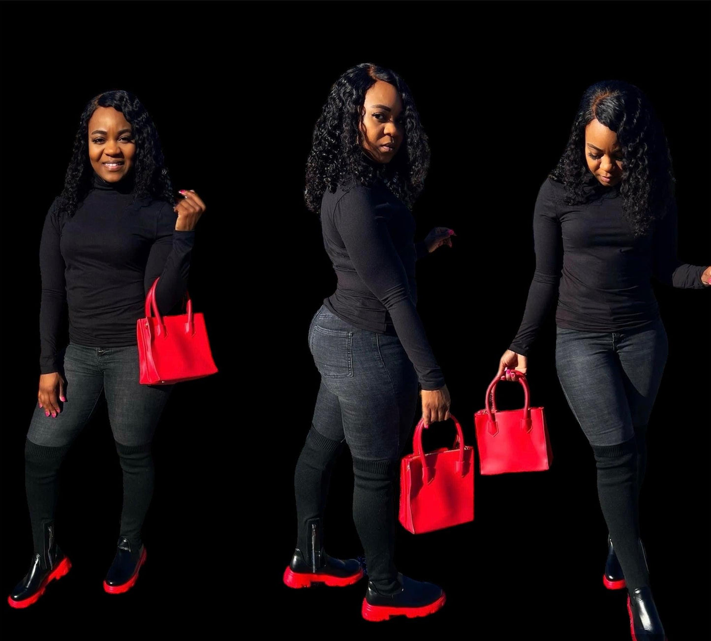 J’MARIE Women Thigh High “Knitted” Boots - Williams Boutique