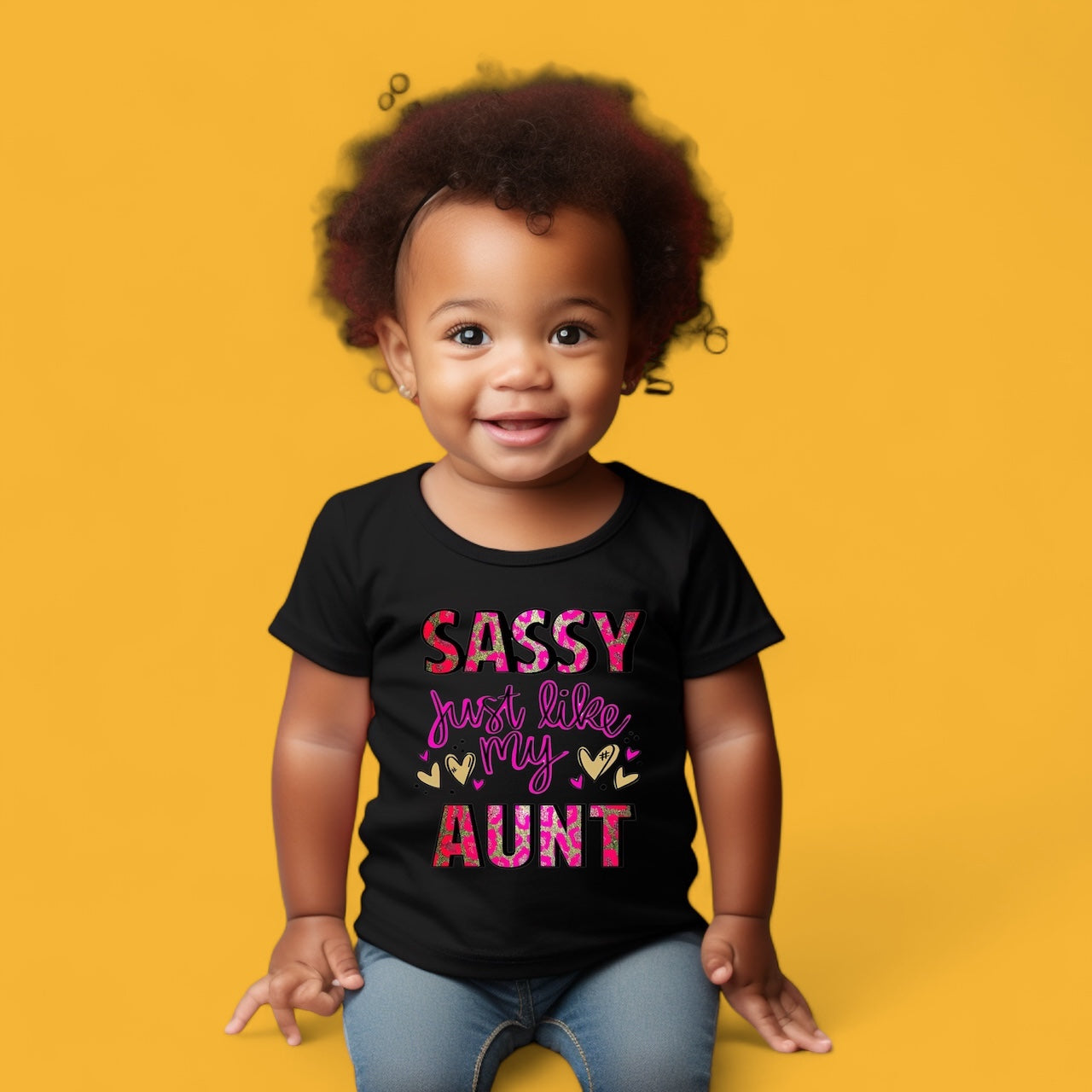 ”Sassy just like my Aunt” Custom Tee - Williams Boutique