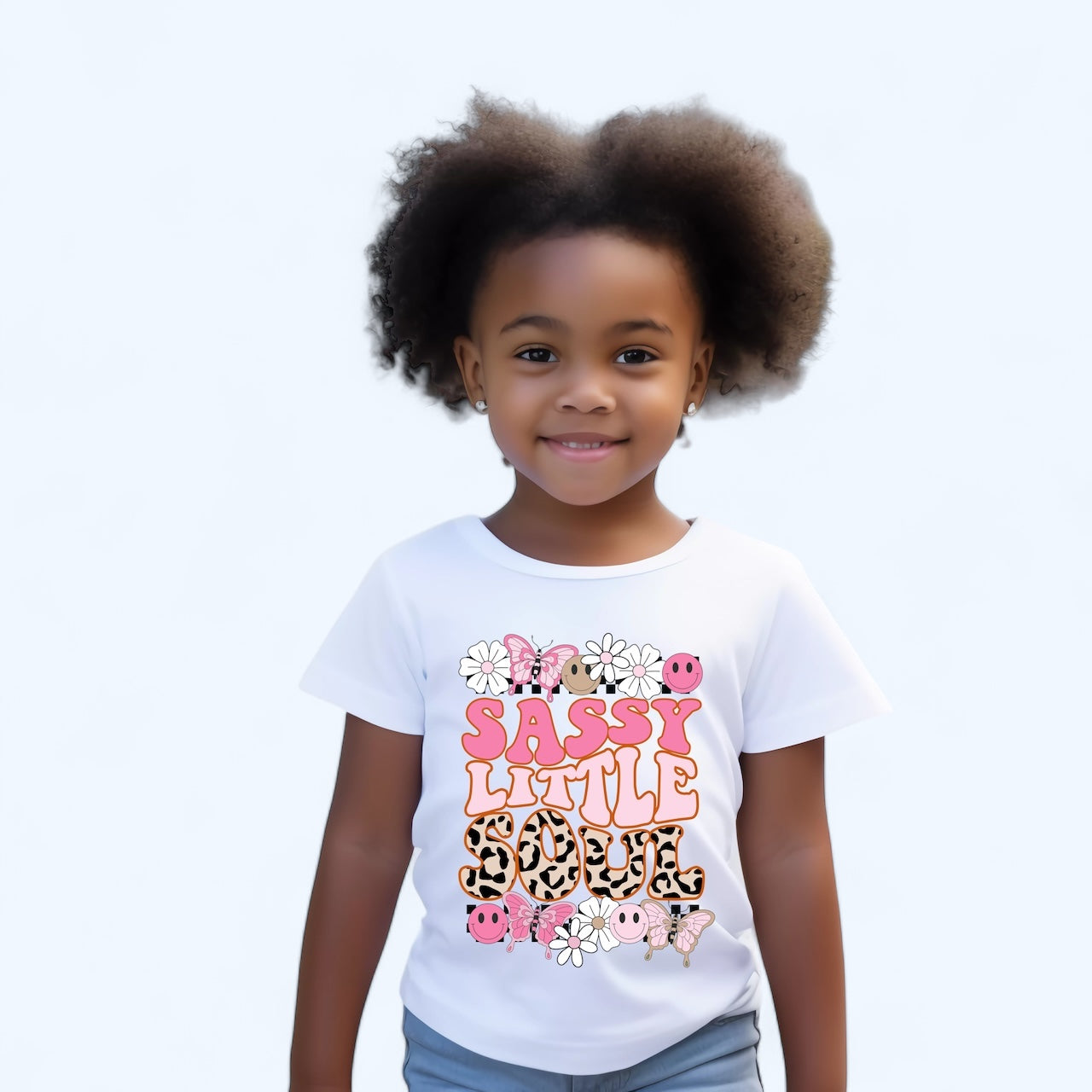 Little Girls "Sassy Little Soul” Tee - Williams Boutique