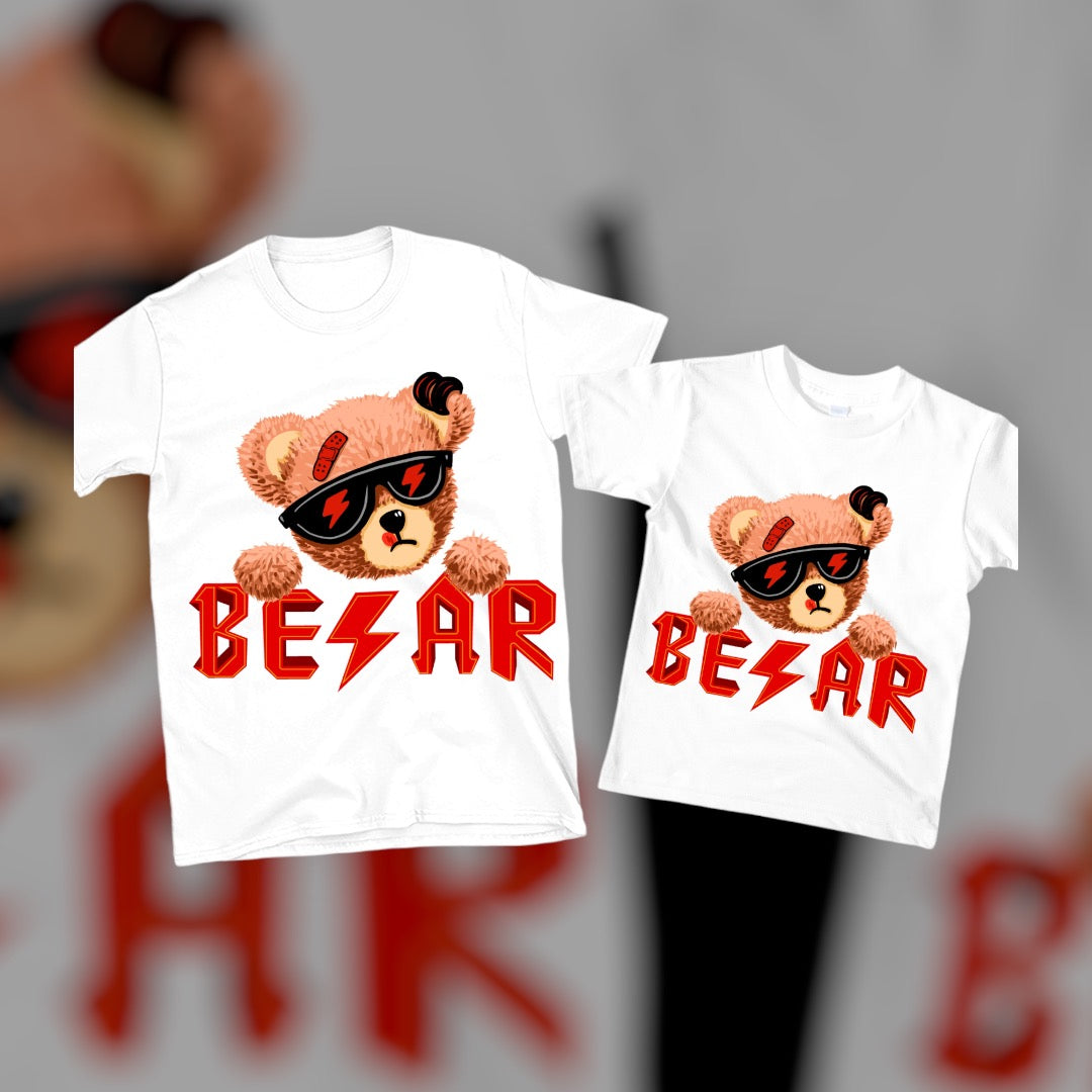 Custom Bear graphic Tee - Williams Boutique