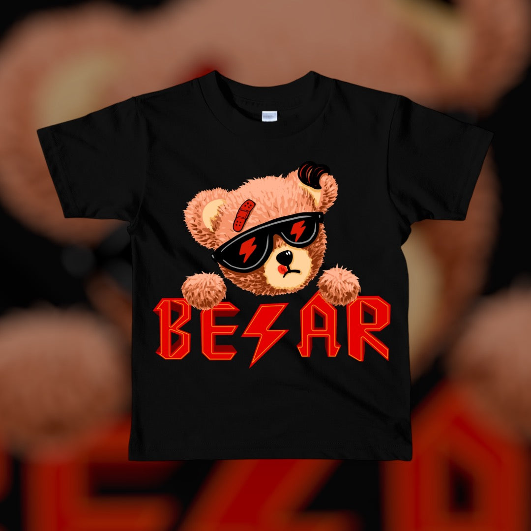 Custom Bear graphic Tee - Williams Boutique