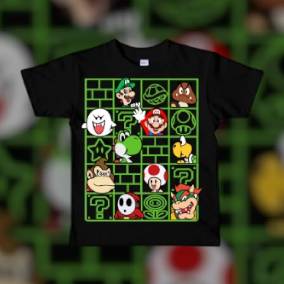 Mario Bro’s Inspired Tee - Williams Boutique