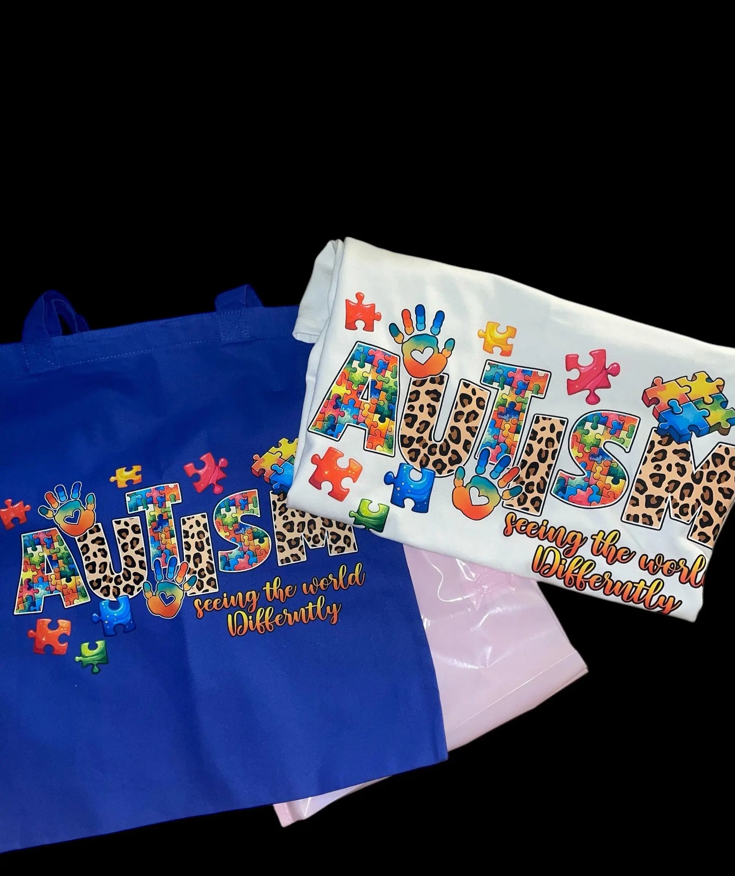 Custom Autism Inspired Tote Bag - Williams Boutique