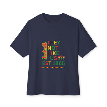 They Not Like Us Est. 1865 T-Shirt — Vintage Civil Rights Tribute Tee