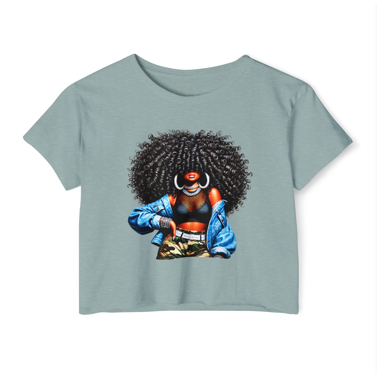 Afro Beat Festival Crop Top Tee
