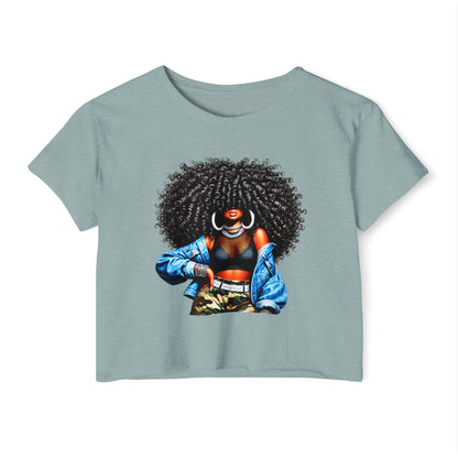Afro Beat Festival Crop Top Tee