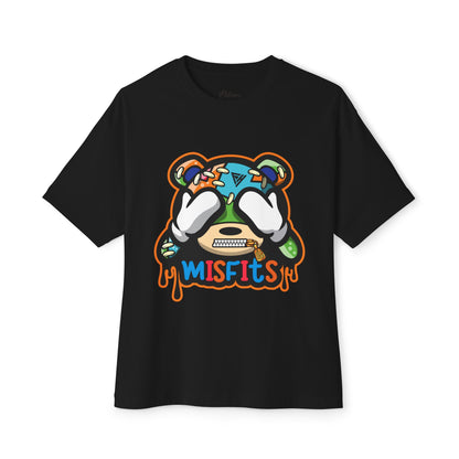 Misfits Bear Graphic Tee —  Streetwear Oversized Boxy T-Shirt