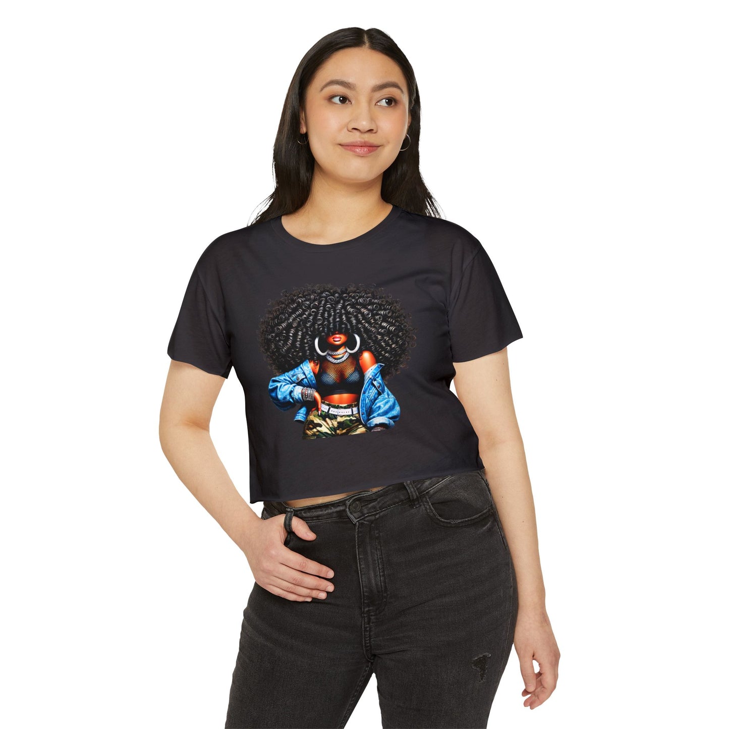 Afro Beat Festival Crop Top Tee