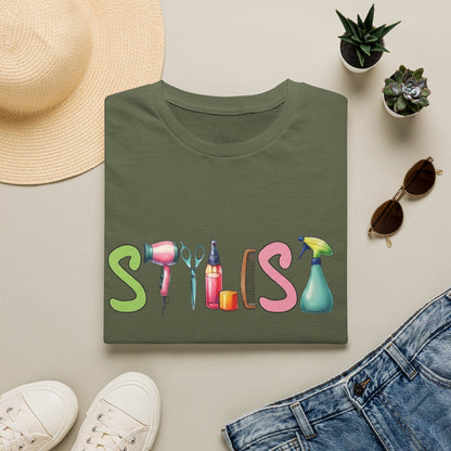 Stylist Tools Graphic T-Shirt — Salon Hairdresser Tee