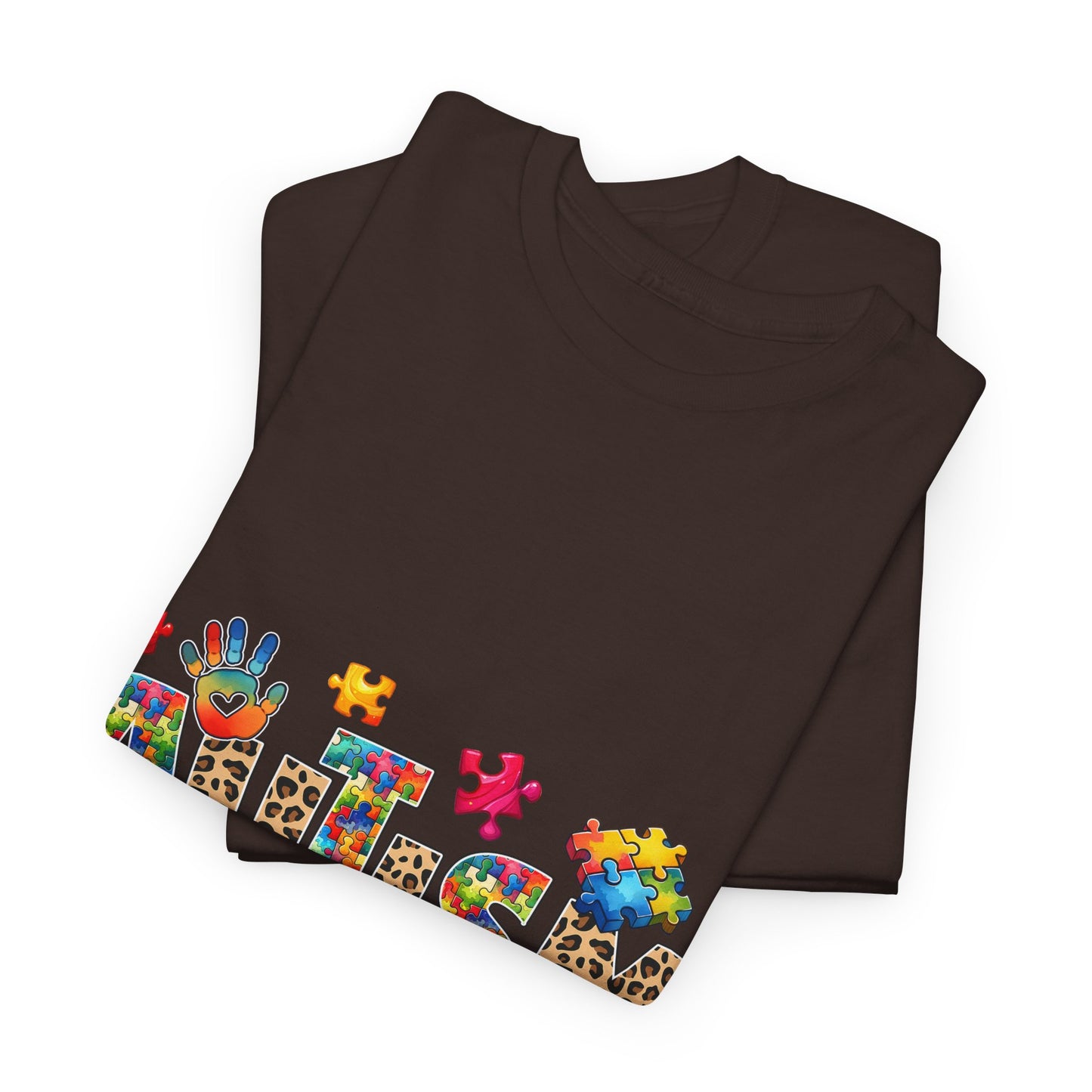 Autism Awareness T-Shirt — 'Autism: Sparking the World with Creativity' Puzzle Design