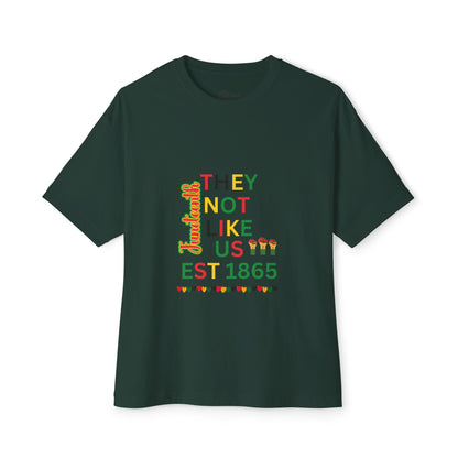 They Not Like Us Est. 1865 T-Shirt — Vintage Civil Rights Tribute Tee
