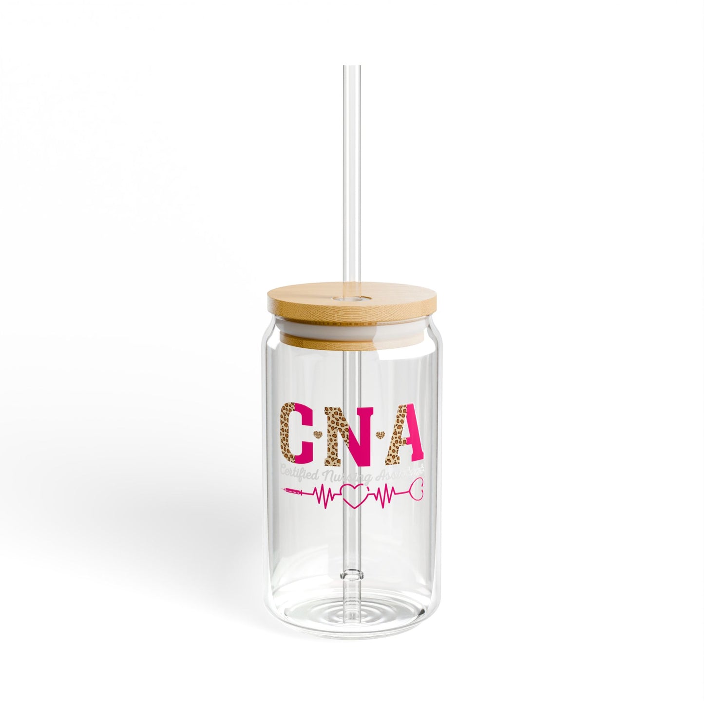 Healthcare CNA Glass Sipper Cup – 16oz