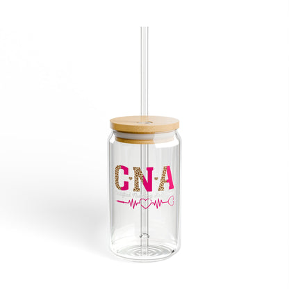 Healthcare CNA Glass Sipper Cup – 16oz