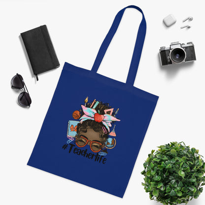 #Teacherlife Tote Bag, Eco-Friendly Tote