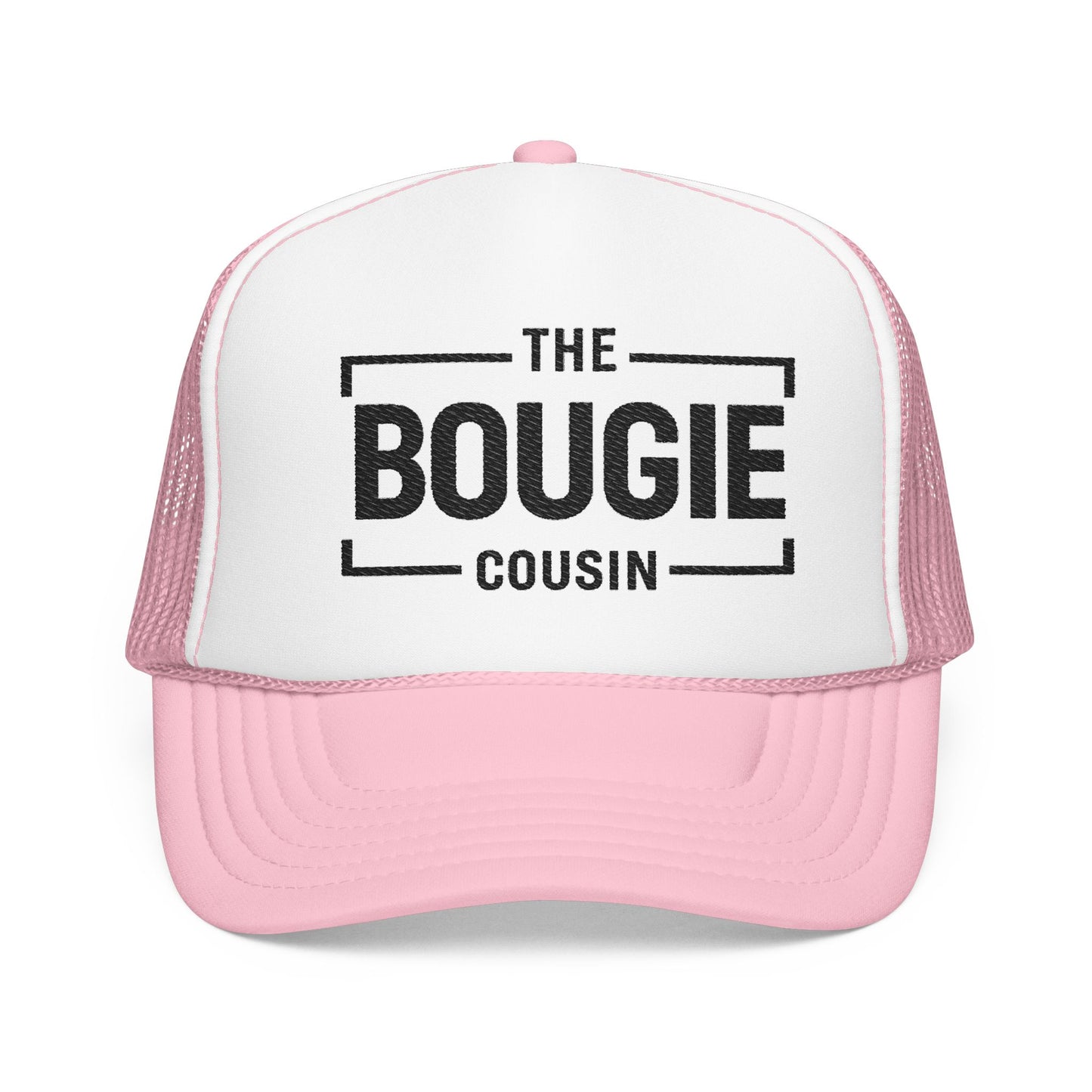 Bougie Foam Trucker Hat — 'The Bougie' Embroidered Mesh Cap