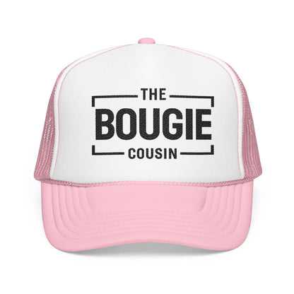 Bougie Foam Trucker Hat — 'The Bougie' Embroidered Mesh Cap