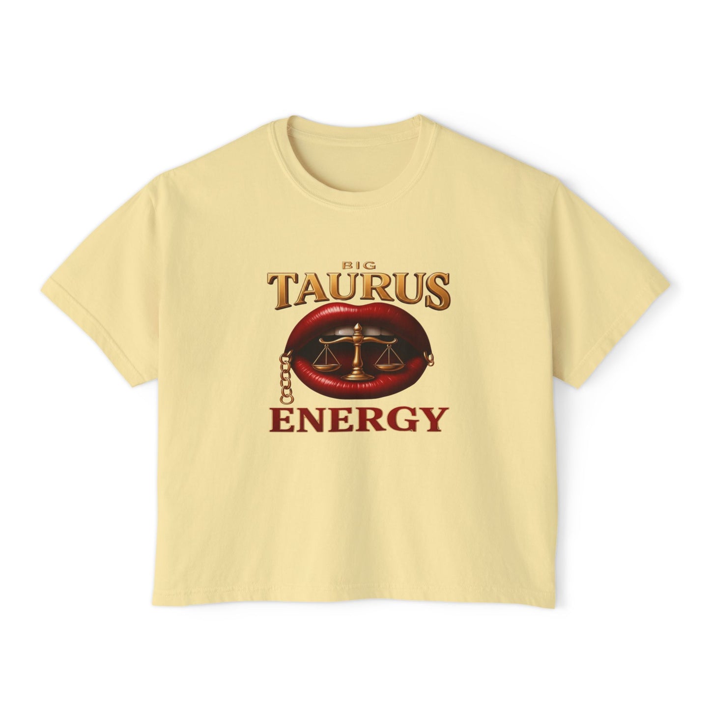 Taurus Energy Women's Boxy Tee - Zodiac Astrology Graphic Tee