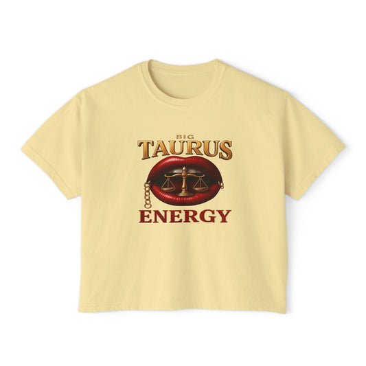 Taurus Energy Women's Boxy Tee - Zodiac Astrology Graphic Tee