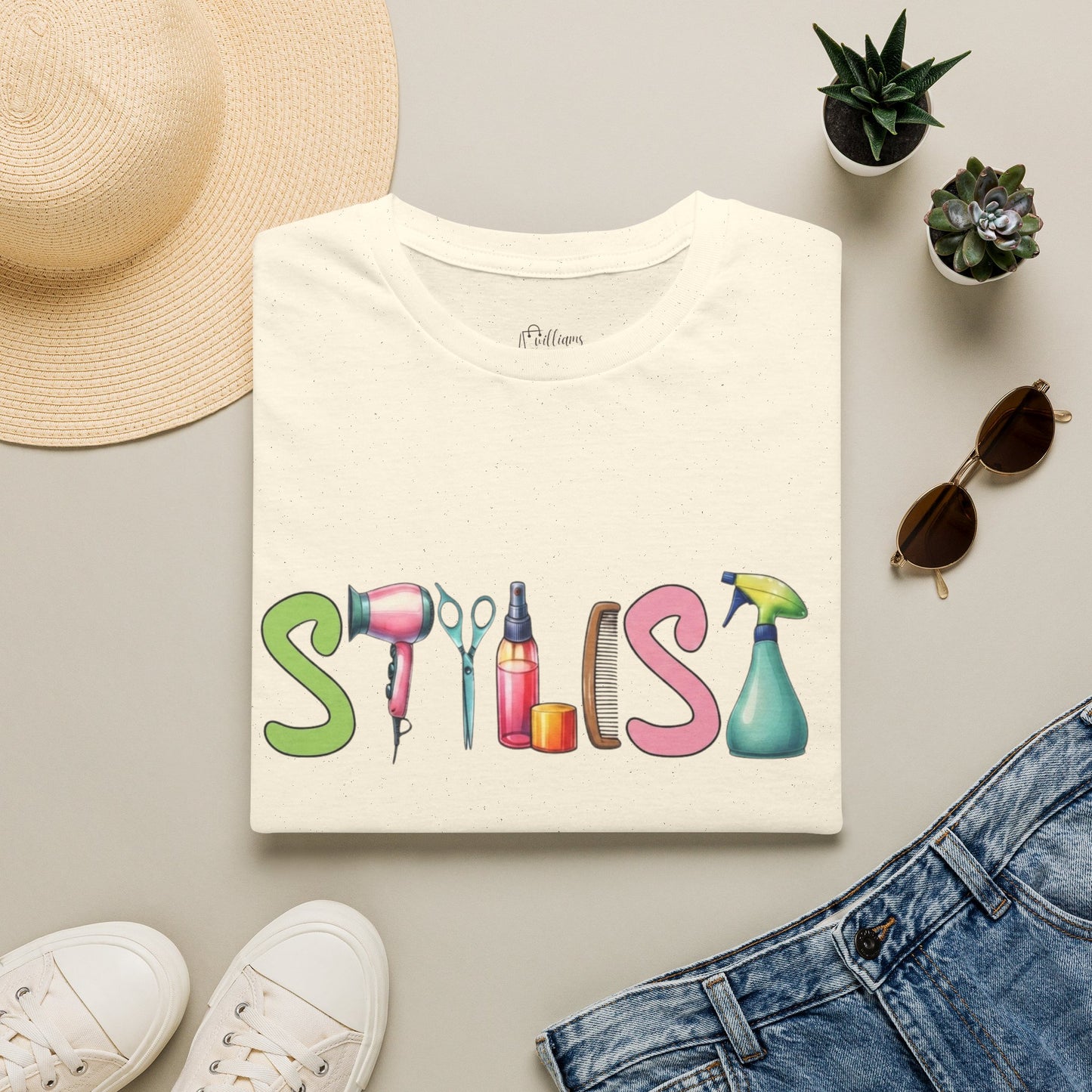 Stylist Tools Graphic T-Shirt — Salon Hairdresser Tee