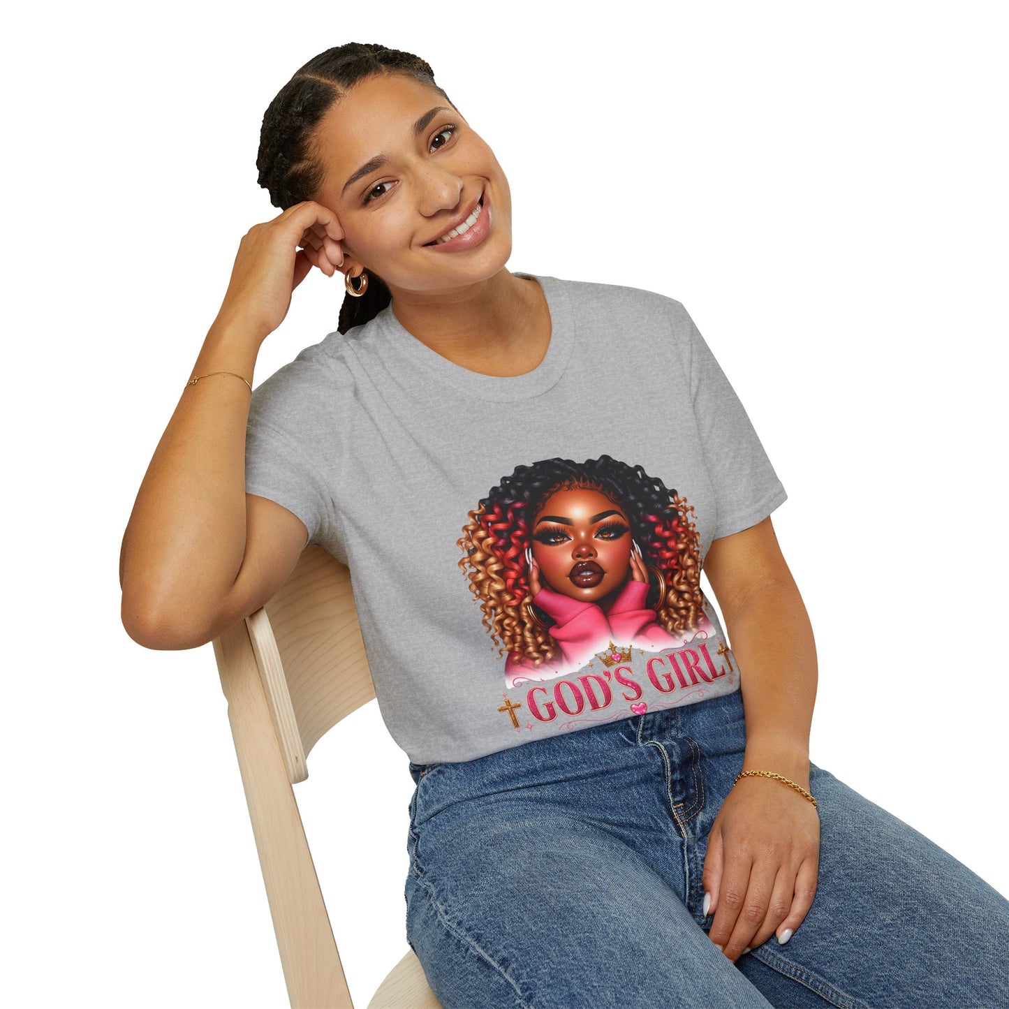 God's Girl Graphic T-Shirt — Afrocentric Faith Tee