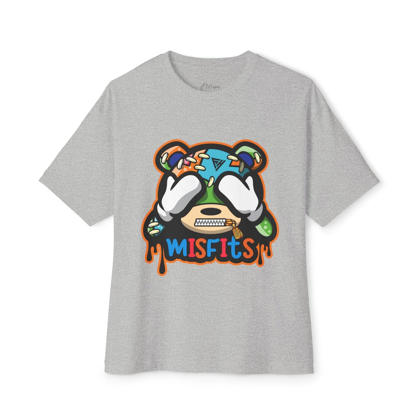 Misfits Bear Graphic Tee —  Streetwear Oversized Boxy T-Shirt