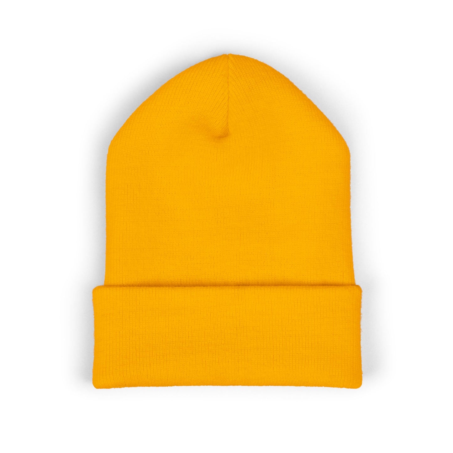 Mama Floral Embroidered Cuffed Beanie — Cozy Knit Mom Hat