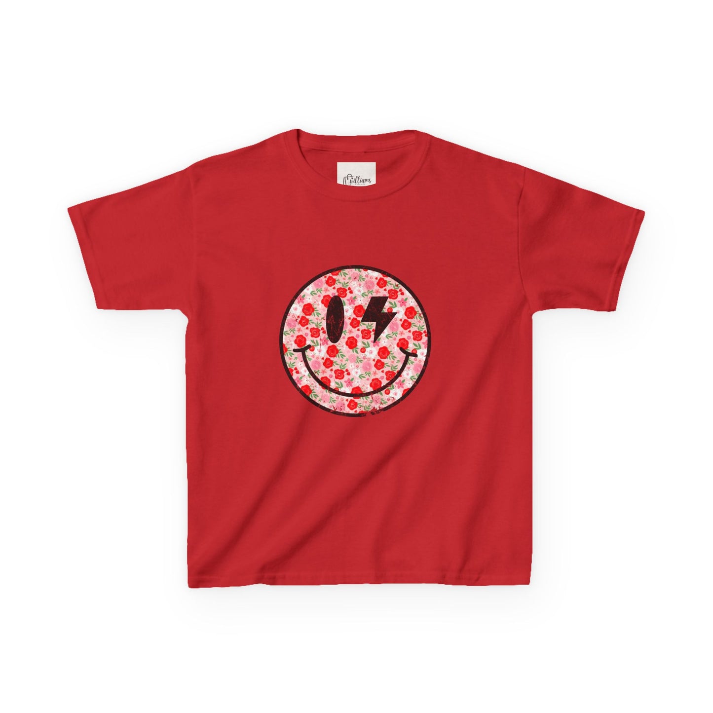 Floral Smiley Graphic Tee