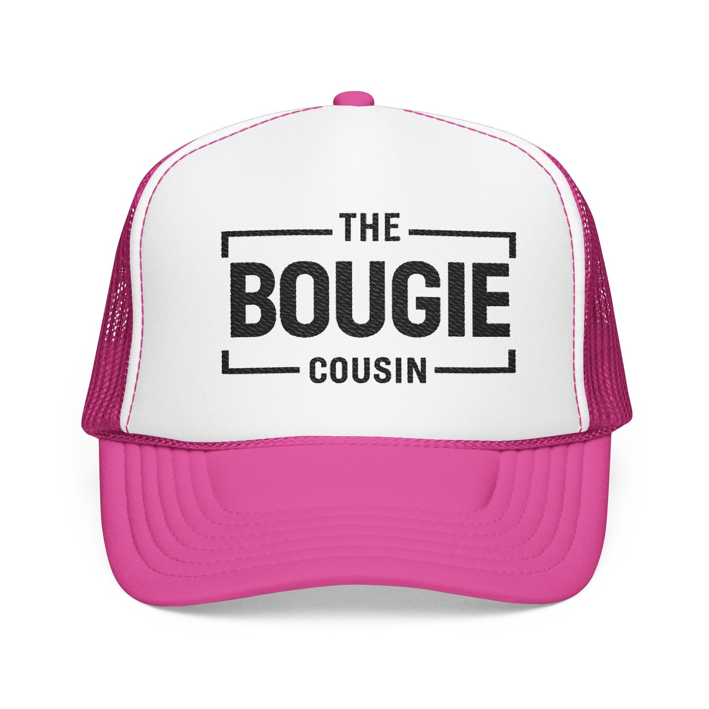 Bougie Foam Trucker Hat — 'The Bougie' Embroidered Mesh Cap