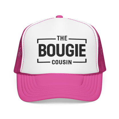 Bougie Foam Trucker Hat — 'The Bougie' Embroidered Mesh Cap