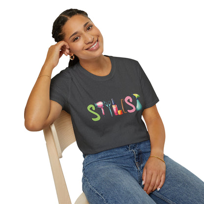 Stylist Tools Graphic T-Shirt — Salon Hairdresser Tee