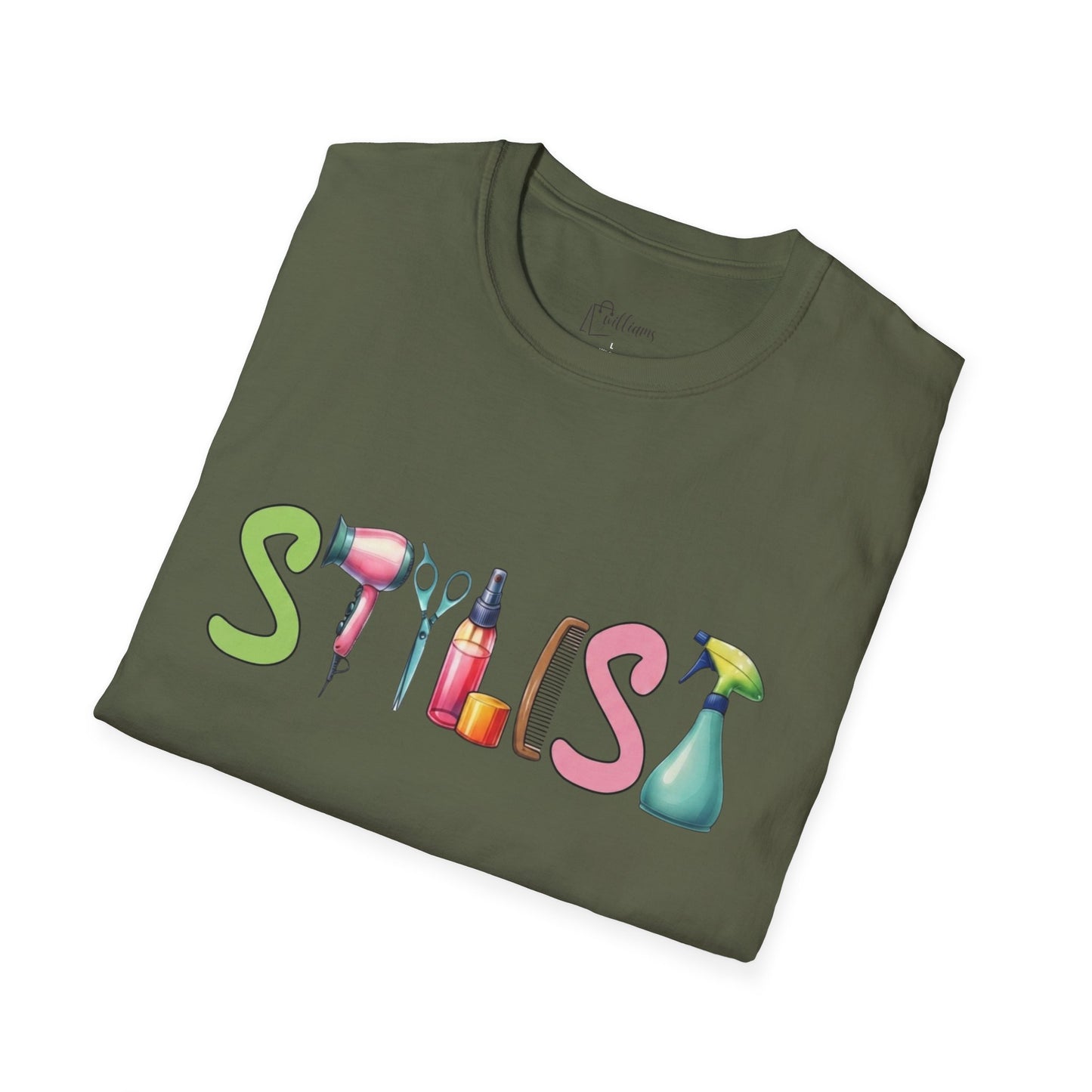 Stylist Tools Graphic T-Shirt — Salon Hairdresser Tee