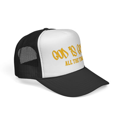 God Is Good Trucker Hat — ‘God Is Good All The Time’ Faith Mesh Cap