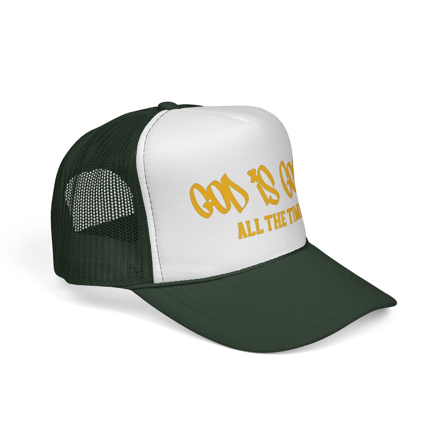 God Is Good Trucker Hat — ‘God Is Good All The Time’ Faith Mesh Cap