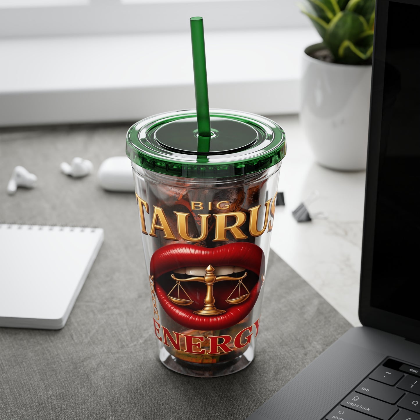 Tumbler — Big Taurus Energy Straw Cup