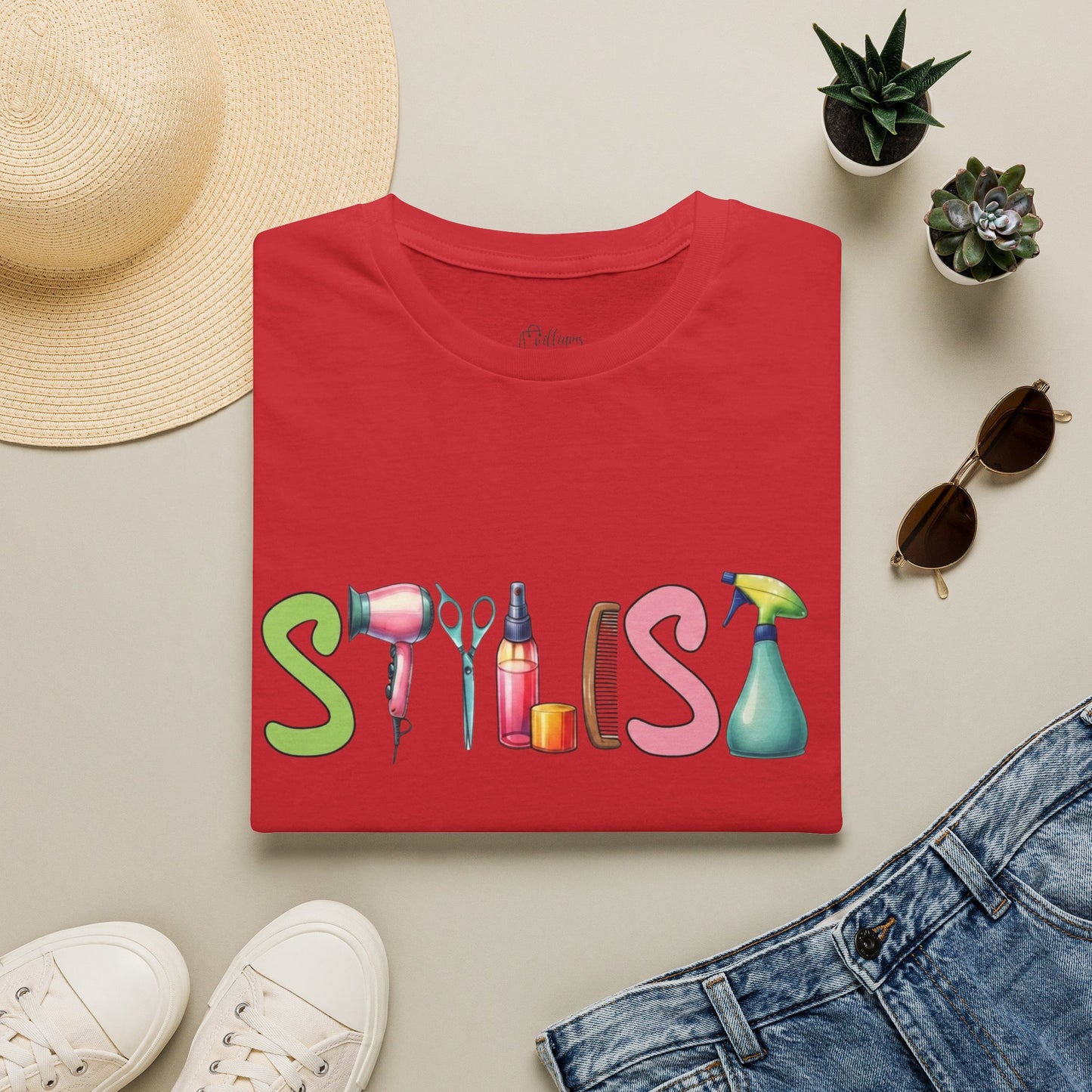 Stylist Tools Graphic T-Shirt — Salon Hairdresser Tee